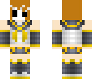 masky dressed as kagamine rine
