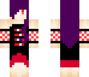 minecraft girl - vampire queen