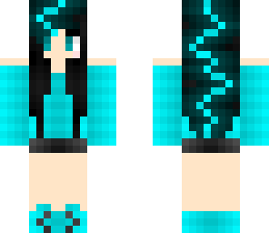 blue dupstep girl