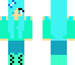 blue girl