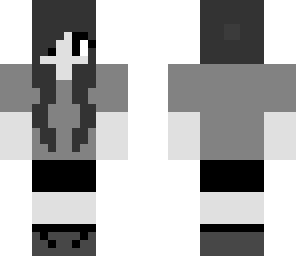 black and white