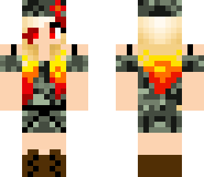 fire demon girl