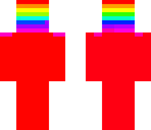 rainbow head