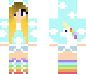 rainbow pony girl