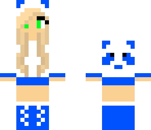 blue panda