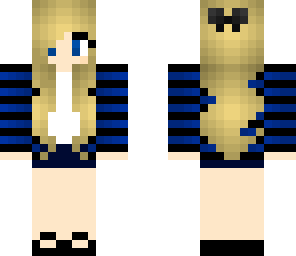 striped girl