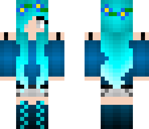 cute aqua girl