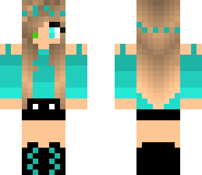 black blue blond