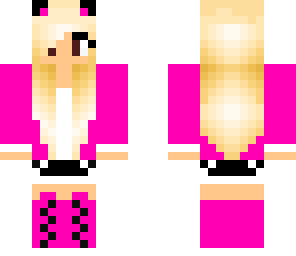 pink cat girl