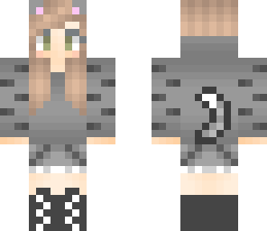 tabby cat girl