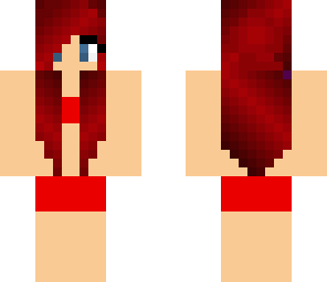 red beach girl