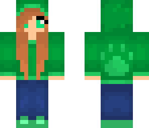 green paw girl