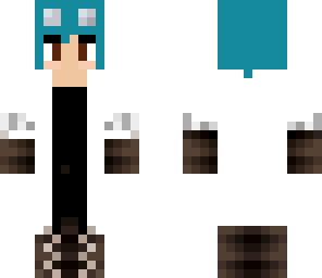 blue hair scientist 