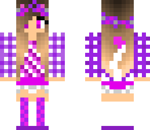 really purple cat girl