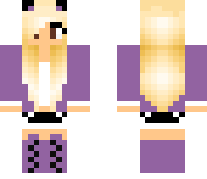 purple cat girl