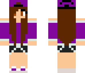 purple sporty gal