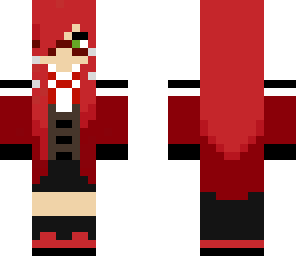 female grell with skirt