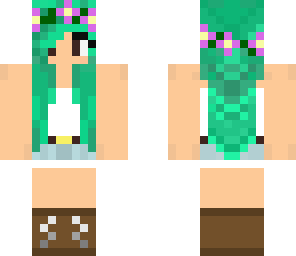 pretty aqua girl