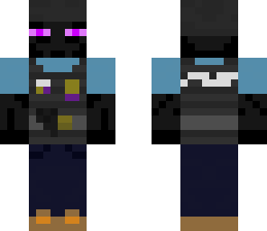 security guard enderman kevlar vest and helmet