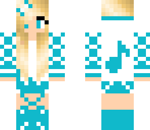music note girl