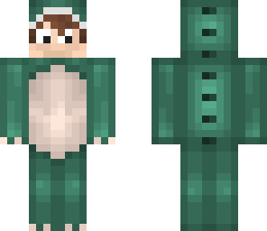 me in a dinosaur suit  