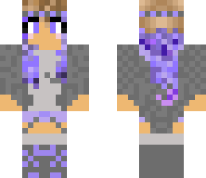 purple cape girl