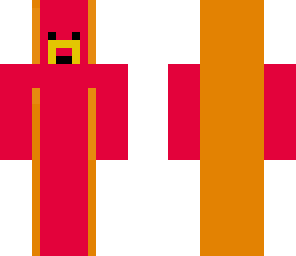 hot dog guy with mustard mustache