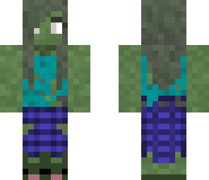 female zombie steve pj's