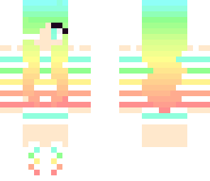 rainbow gamer girl