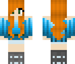 blue girl
