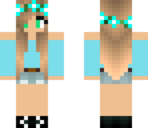 blue version of cute girl edit