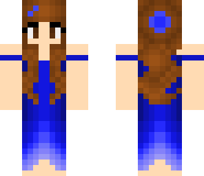 blue dress