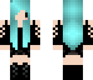 blue hair chibi