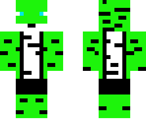green tiger with pants