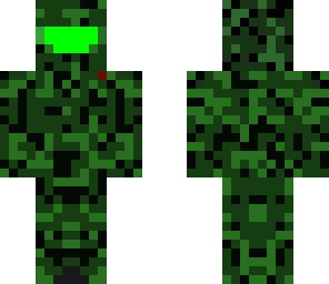 camo suit green