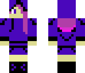 purple hoodie girl updated