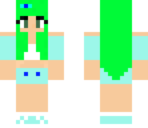 cute light green girl