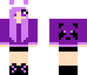 purple panda skin