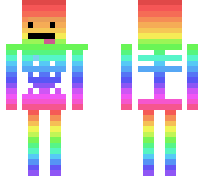 rainbow skeleton