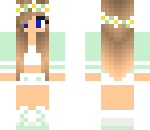 cute green girl