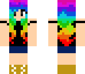 rock and role raindbow girl