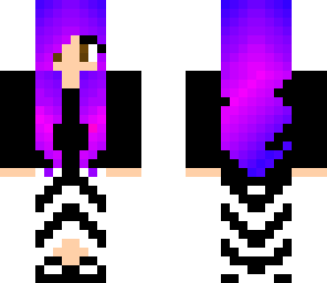 purple hair girl