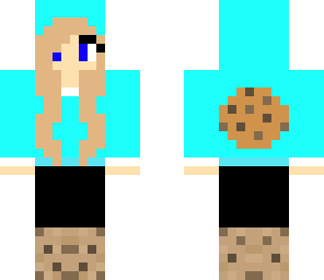 blue cookie girl