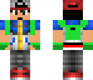 ash with backpack