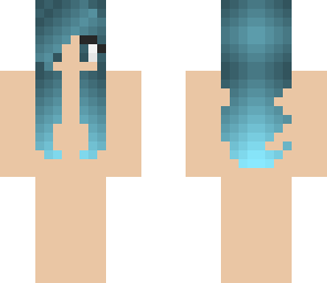 girl blue haired base
