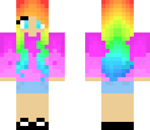 rainbow girl