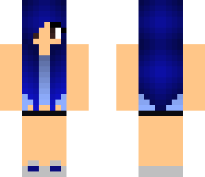 blue girl