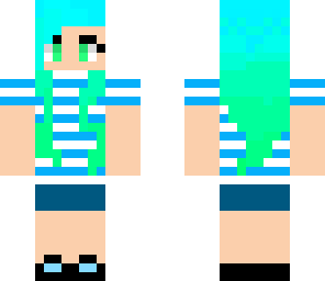blue spring girl