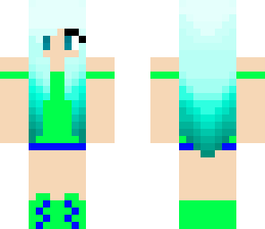 blue girl