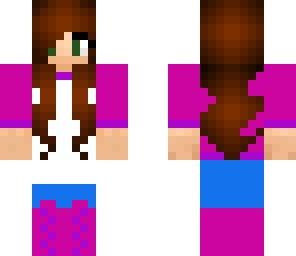 a girl with pants
